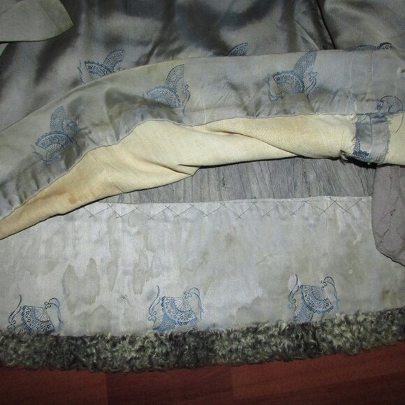 Vintage Silver Gray Persian Lamb Fur Coat - Picture 10 of 11